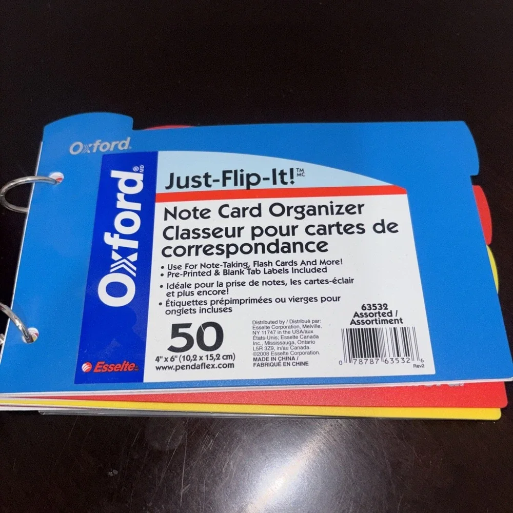 Oxford Just Flip It Card Organizer
